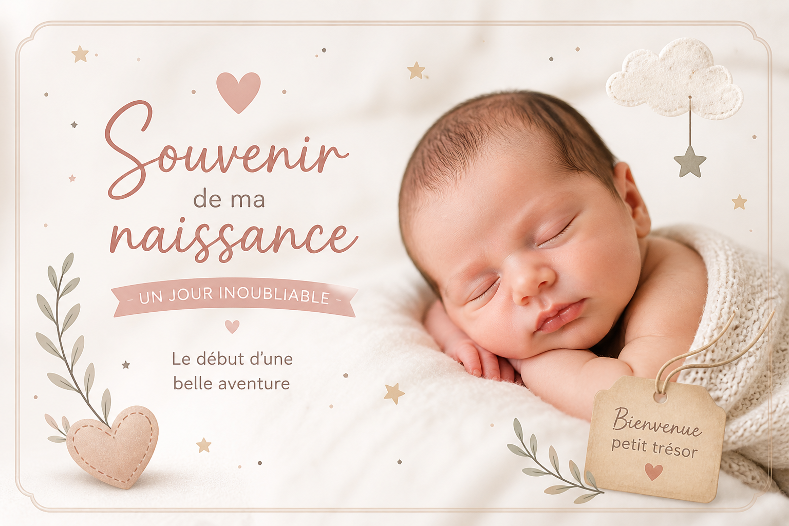 Souvenir naissance idées uniques et émouvantes pour bébé