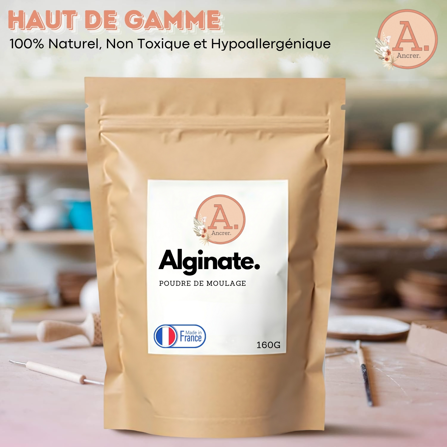 Sachet de Plâtre et Poudre de Moulage Ancrer – Créez une Empreinte – Image 3